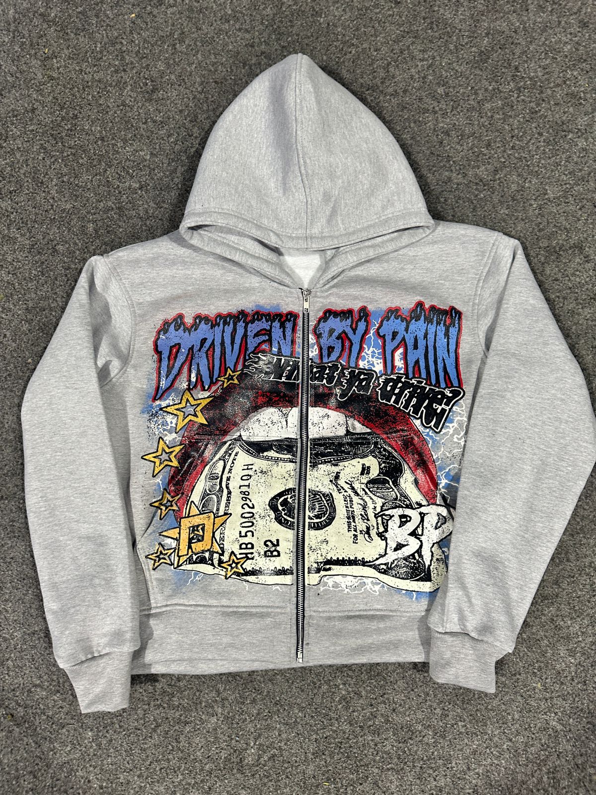 Driven By Pain Zip Up