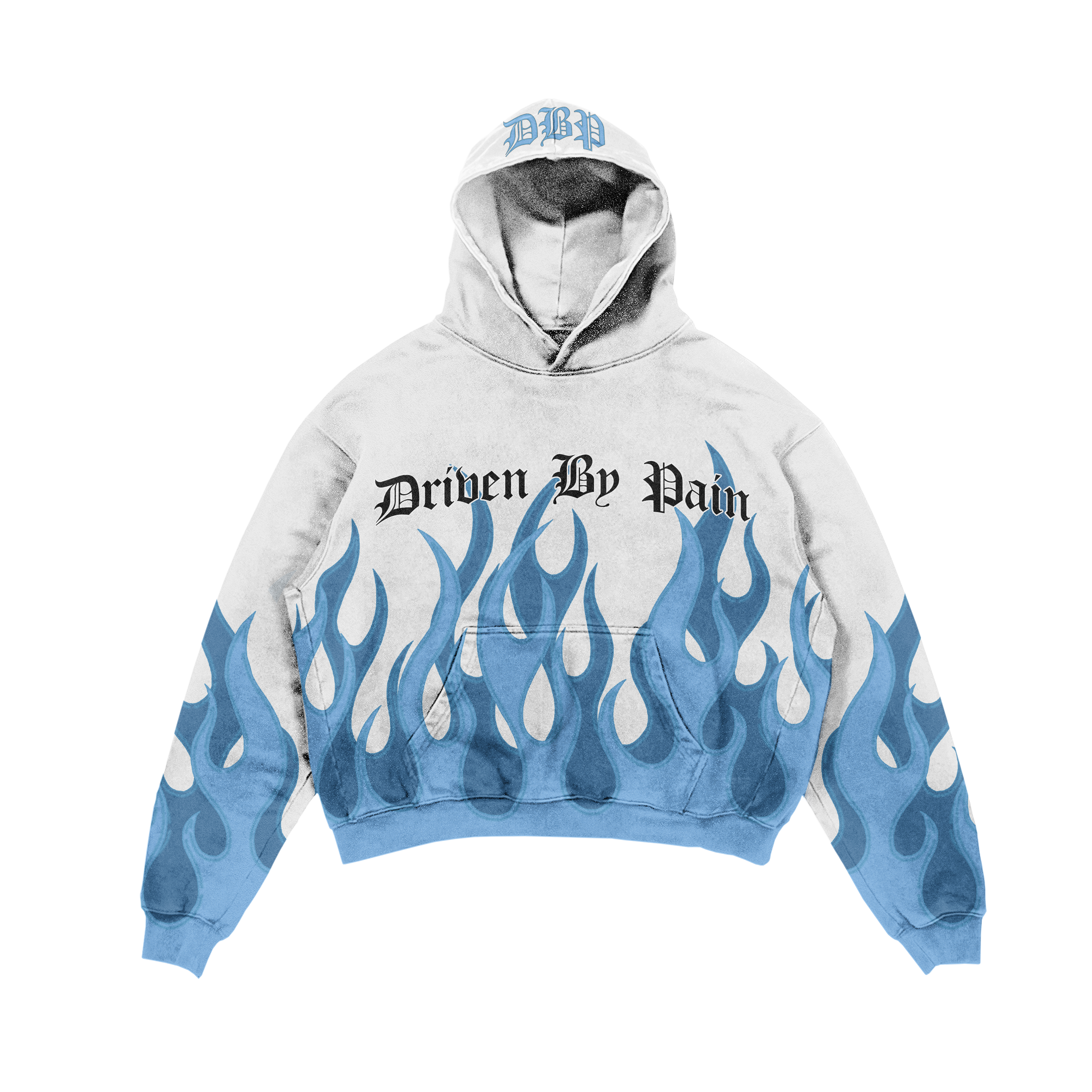 Grey and Blue Driven By Pain Sweatsuit